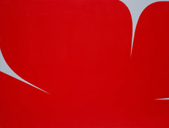 UNTITLED (RED ON GREY)