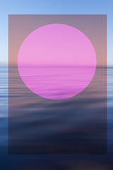 SEASCAPE AND PINK CIRCLE
